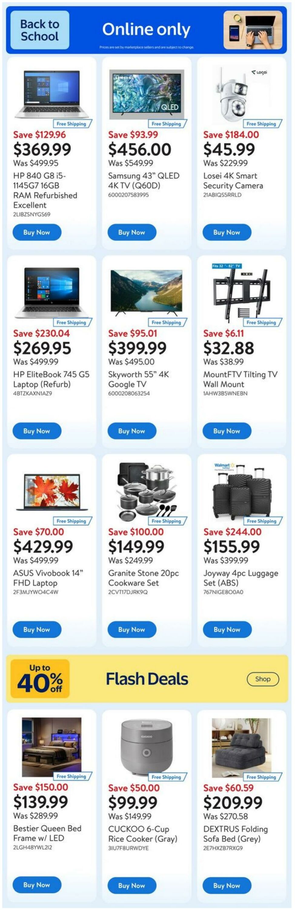 Flyer Walmart 28.08.2025 - 03.09.2025