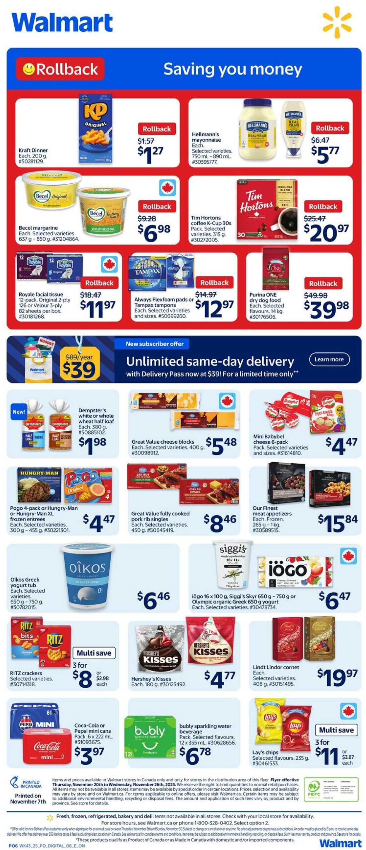 Flyer Walmart 19.11.2025 - 26.11.2025