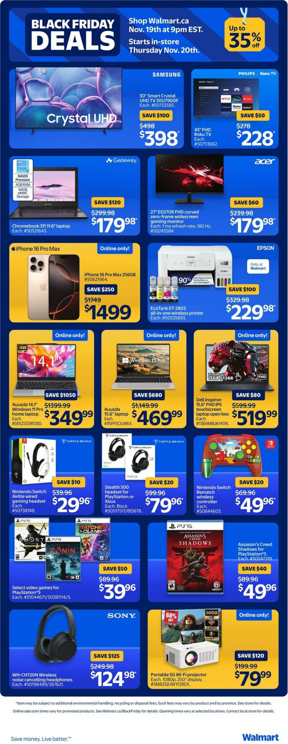 Flyer Walmart 19.11.2025 - 26.11.2025