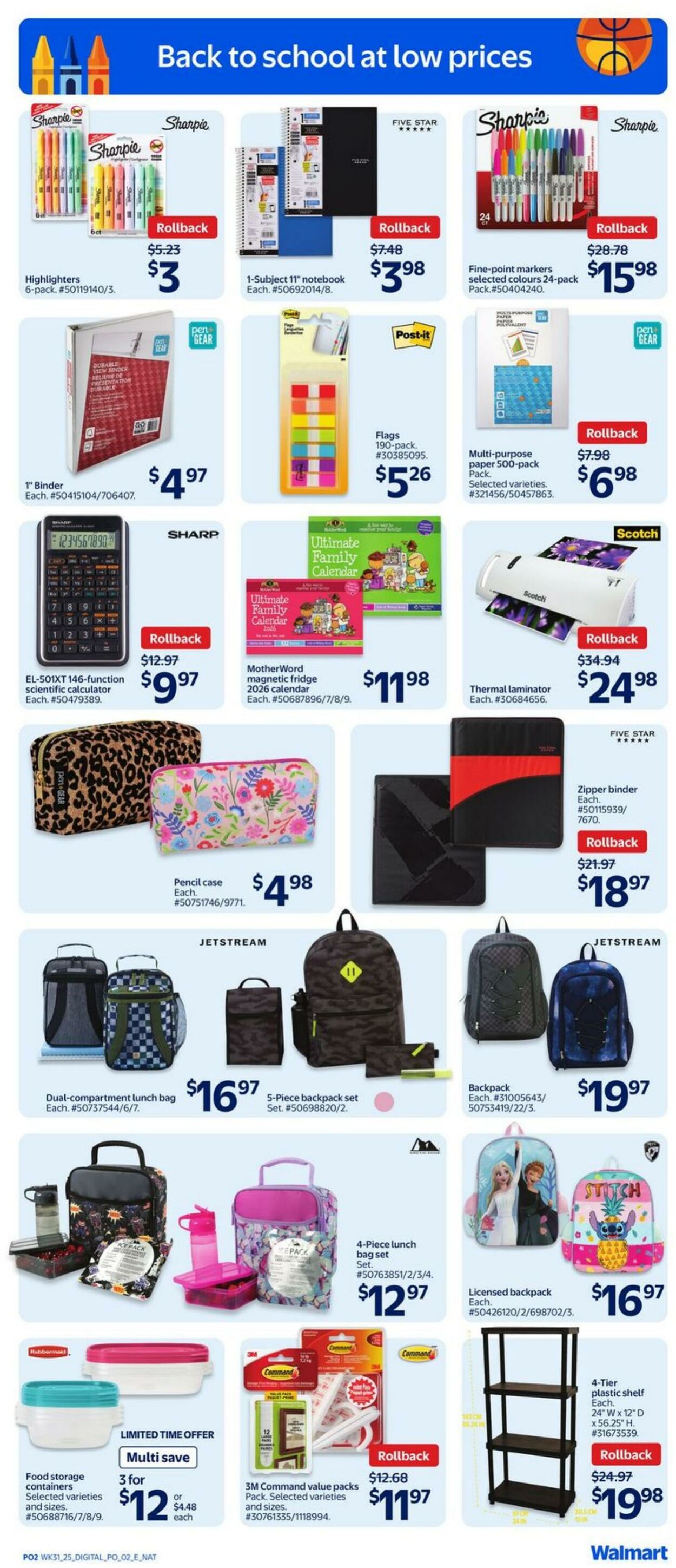 Flyer Walmart 28.08.2025 - 03.09.2025