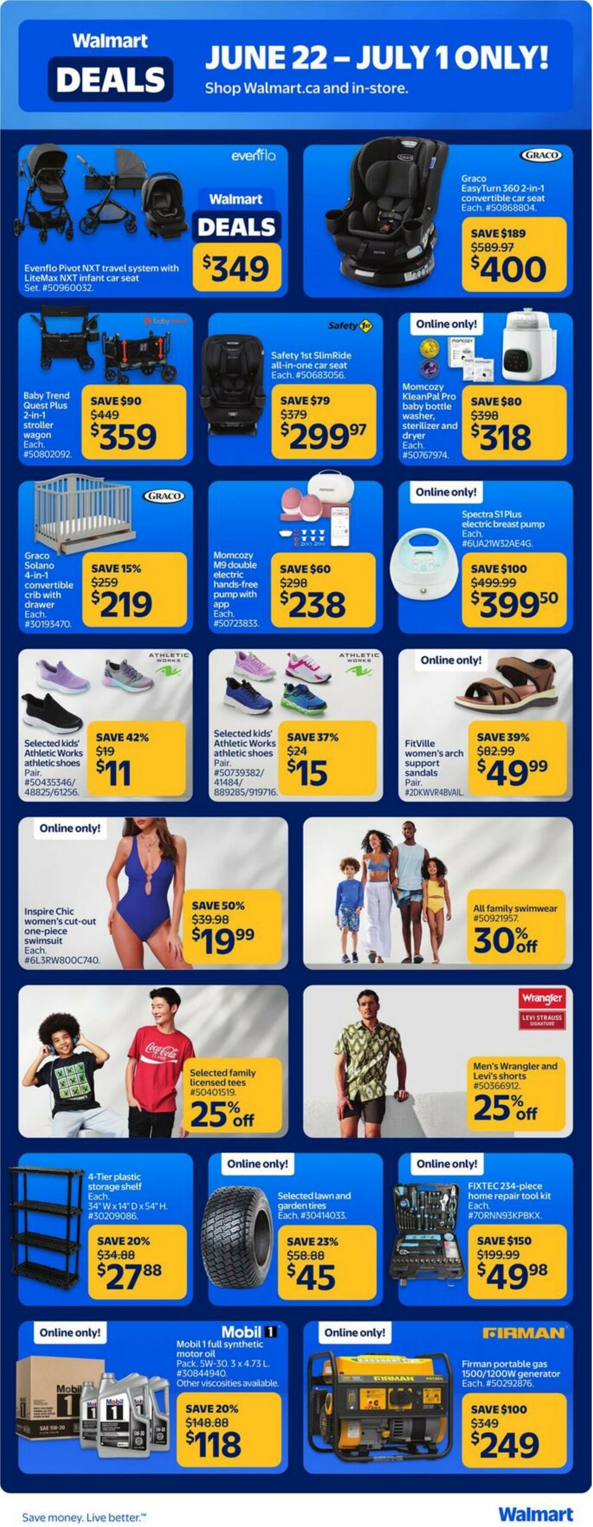 Flyer Walmart 22.06.2026 - 01.07.2026
