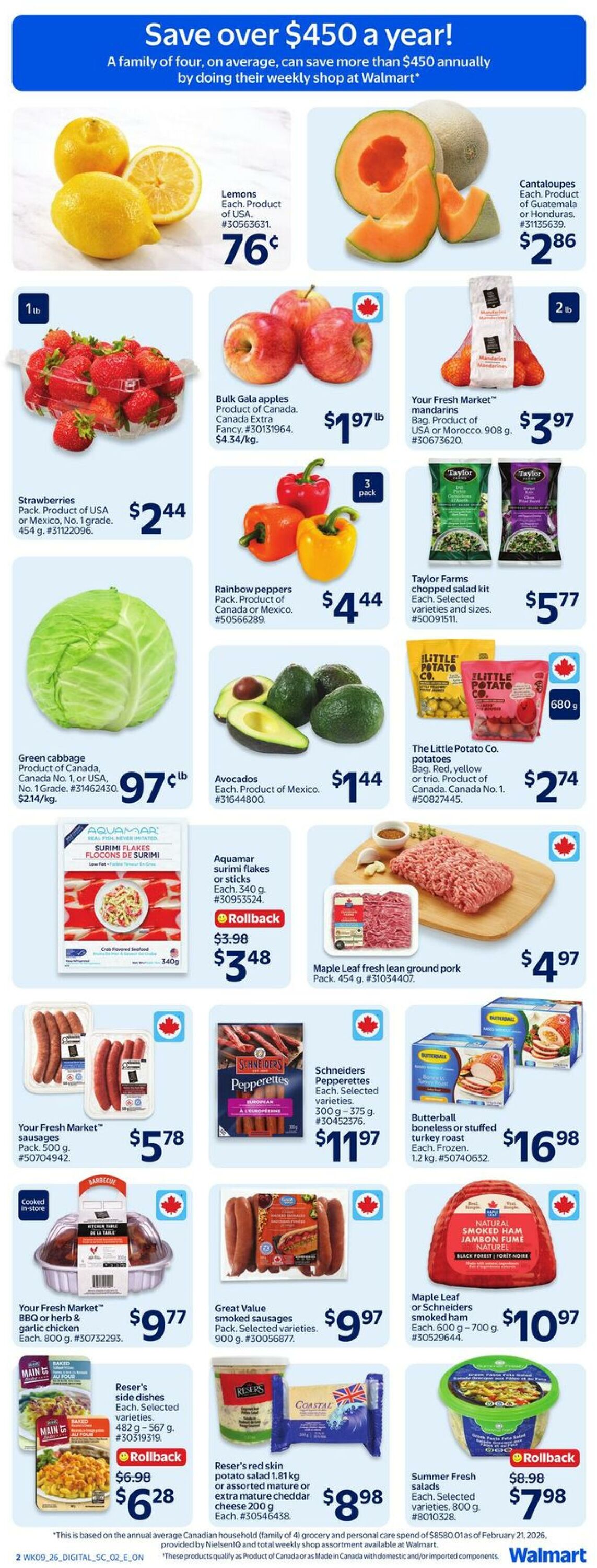 Flyer Walmart 26.03.2026 - 01.04.2026