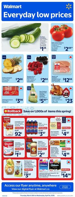 Flyer Walmart 26.03.2026 - 01.04.2026