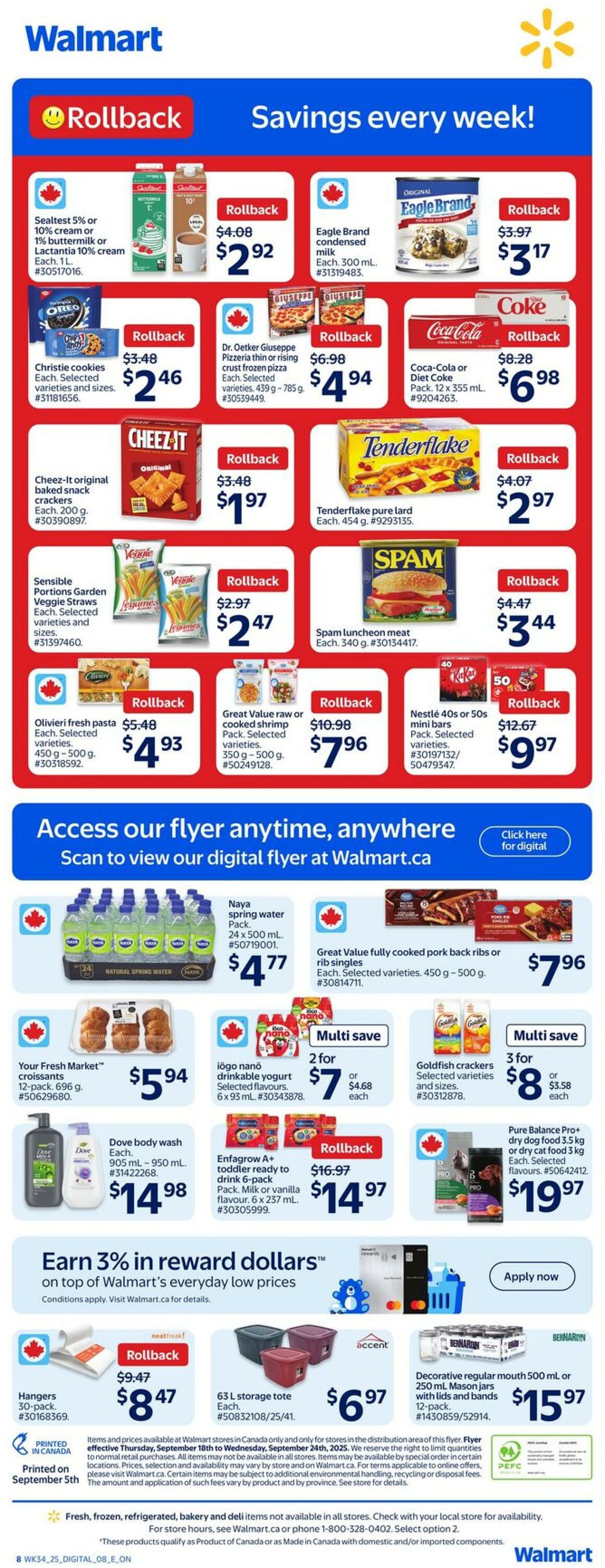 Flyer Walmart 18.09.2025 - 24.09.2025