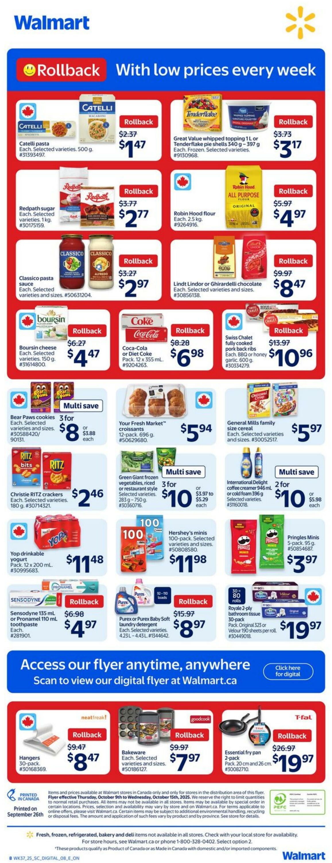Flyer Walmart 09.10.2025 - 15.10.2025