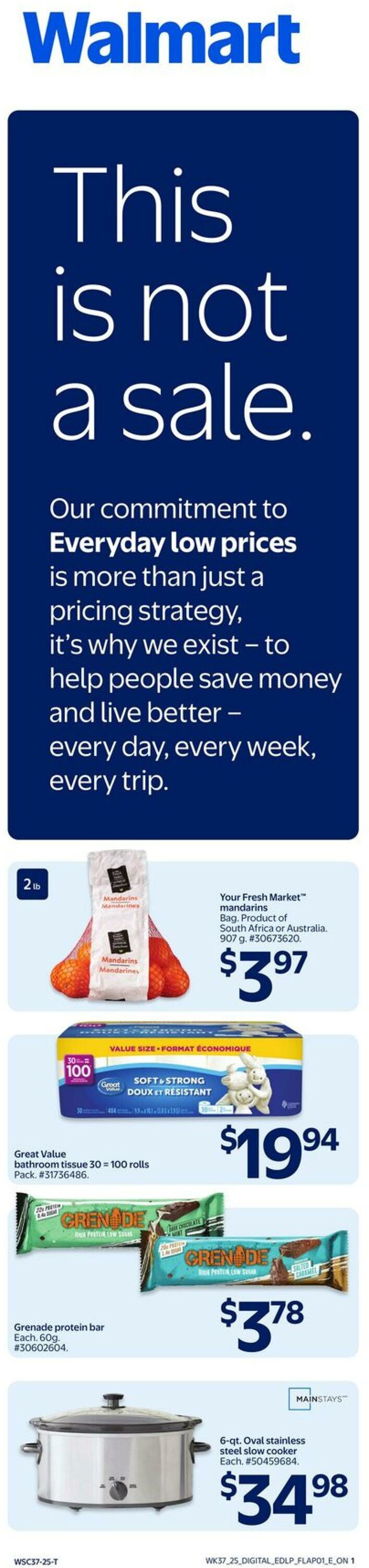 Flyer Walmart 09.10.2025 - 15.10.2025
