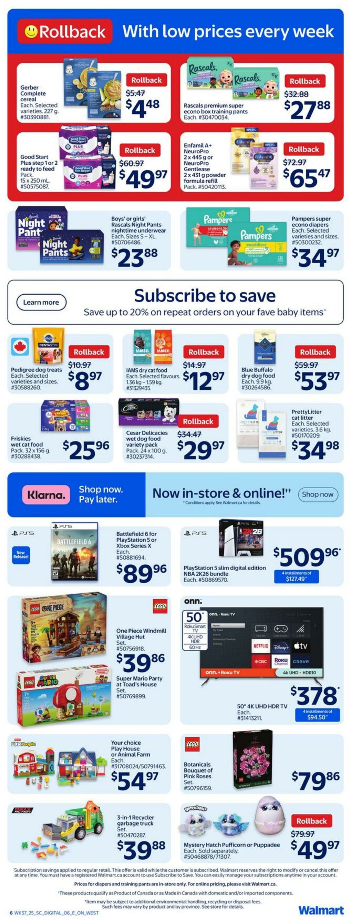 Flyer Walmart 09.10.2025 - 15.10.2025