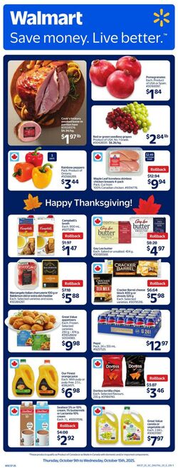 Flyer Walmart 09.10.2025 - 15.10.2025