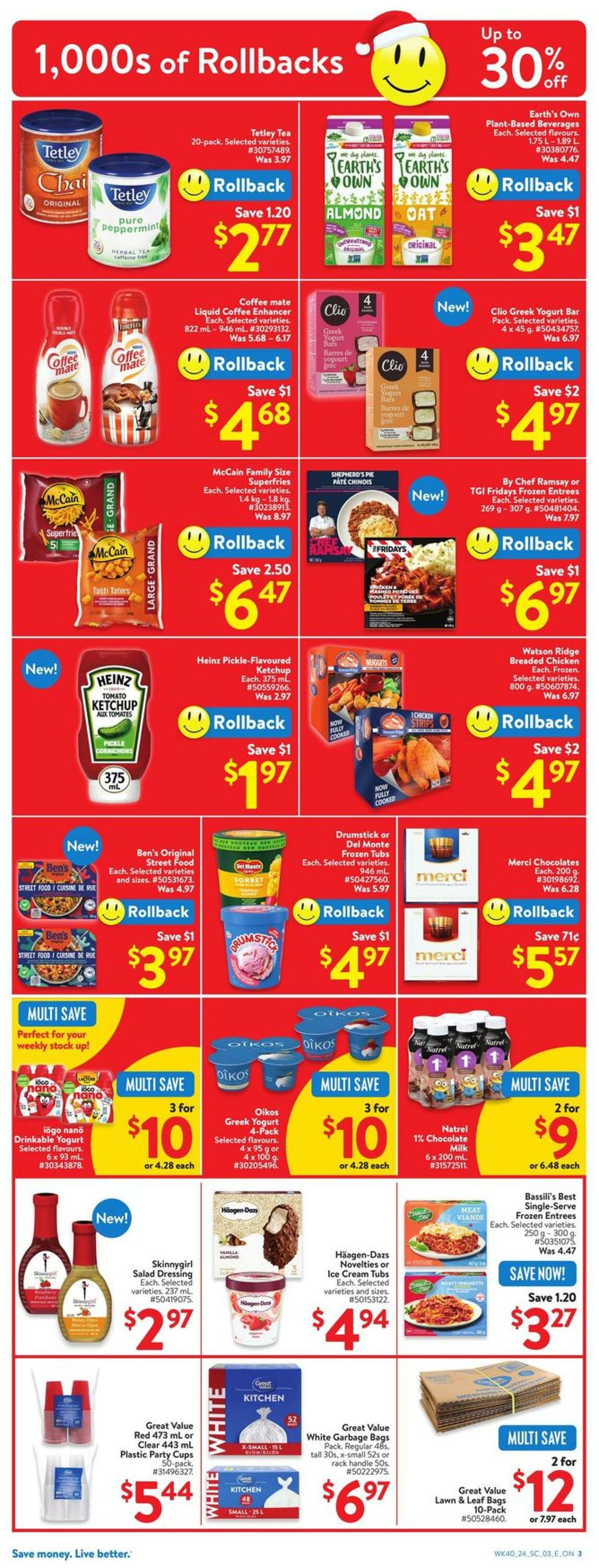 Flyer Walmart 24.10.2024 - 30.10.2024