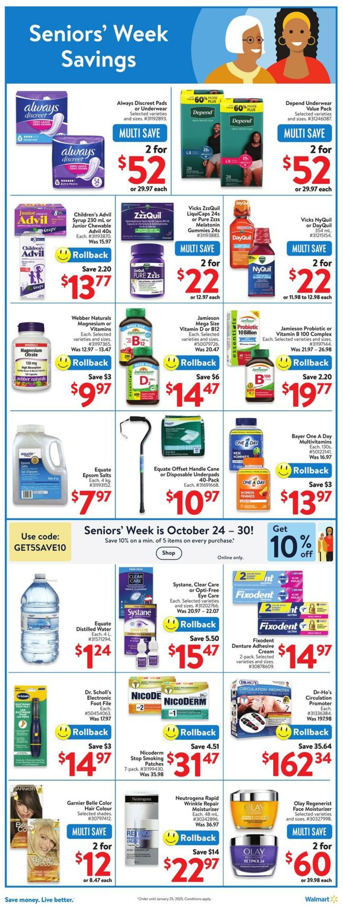 Flyer Walmart 24.10.2024 - 30.10.2024