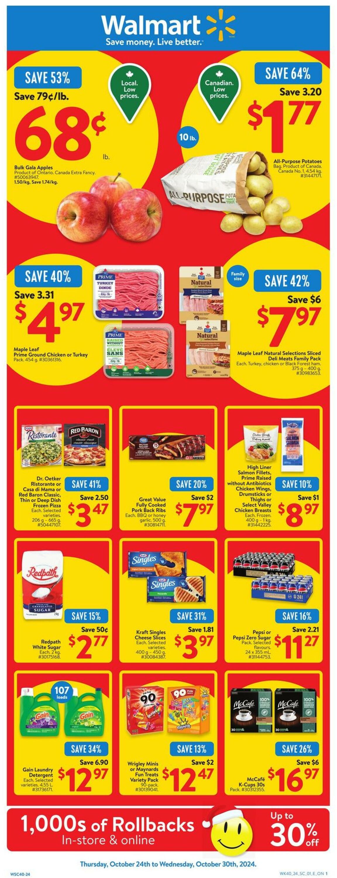 Flyer Walmart - Grocery Flyer 24 Oct 2024 - 30 Oct 2024