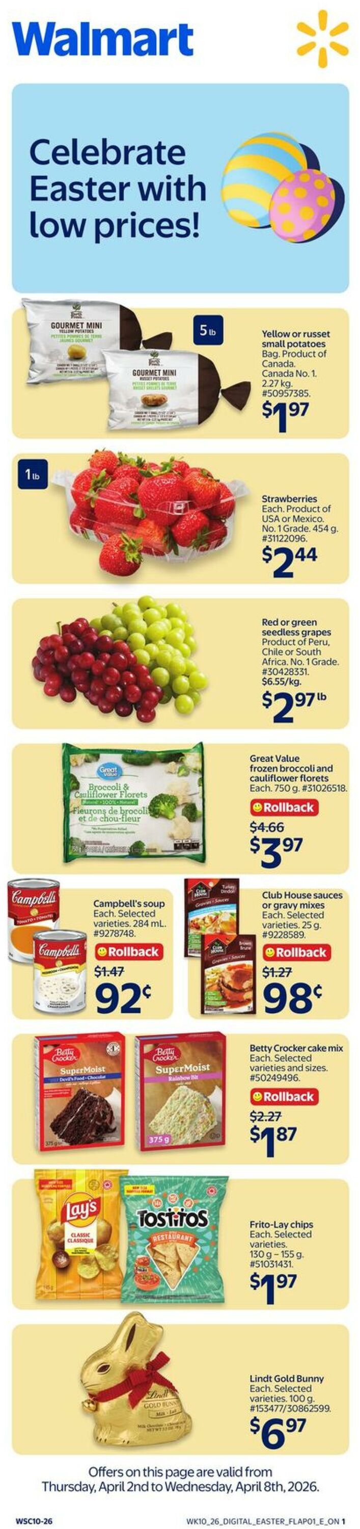 Flyer Walmart 02.04.2026 - 08.04.2026