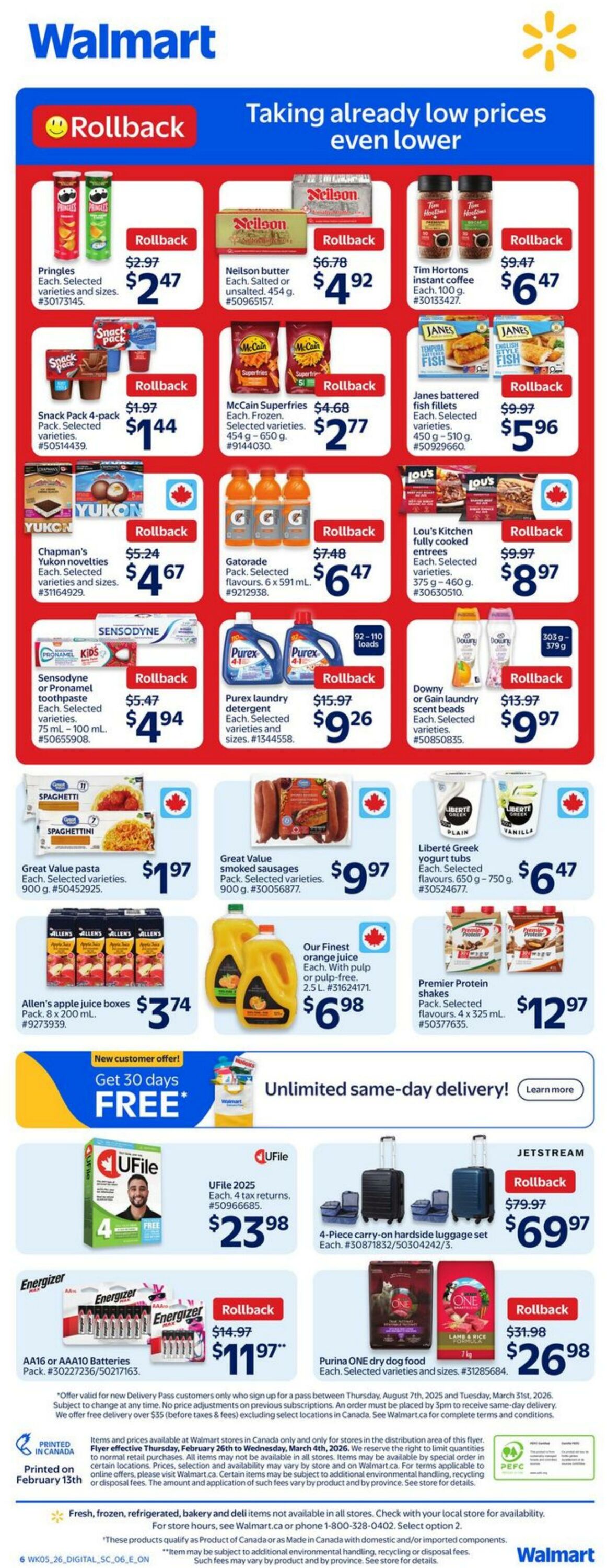Flyer Walmart 26.02.2026 - 04.03.2026