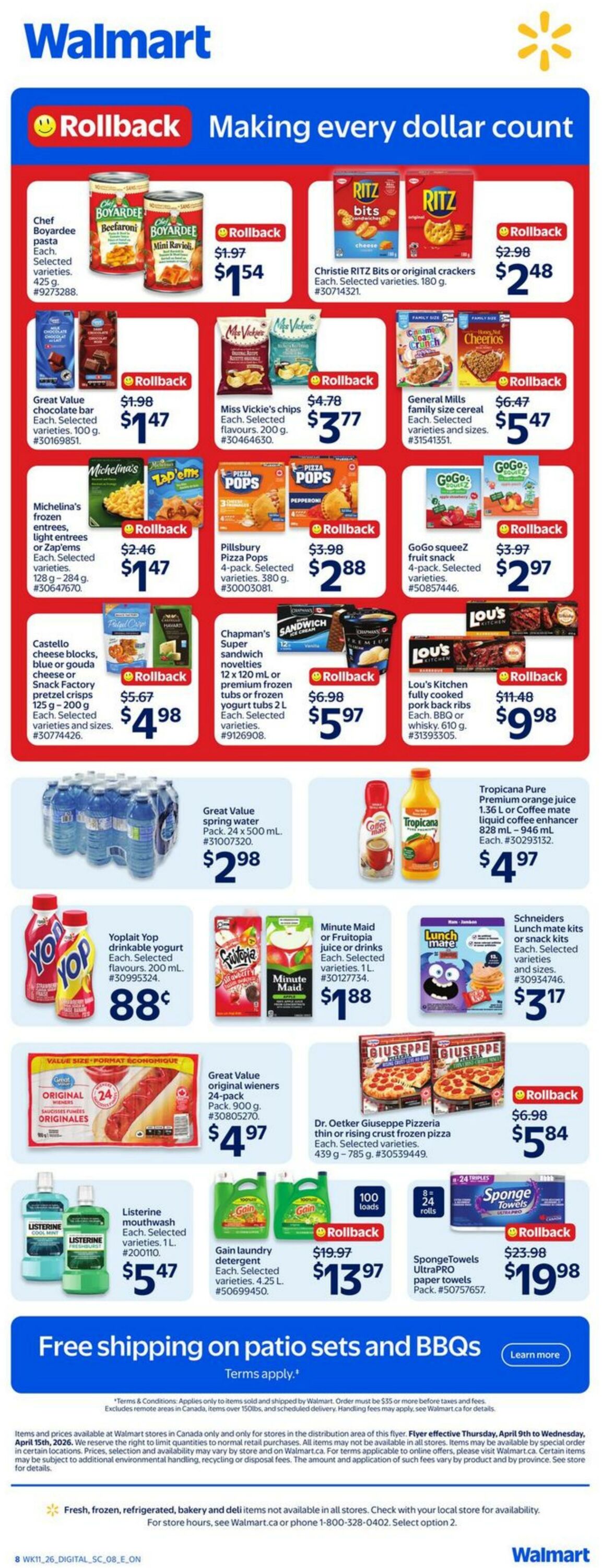 Flyer Walmart 09.04.2026 - 15.04.2026
