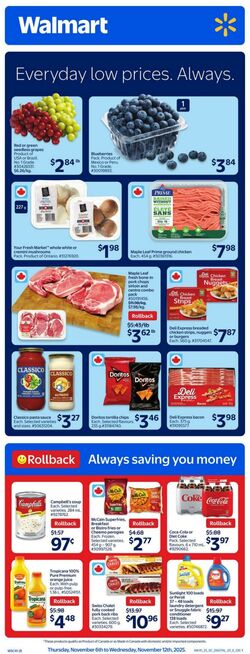 Flyer Walmart 06.11.2025 - 12.11.2025