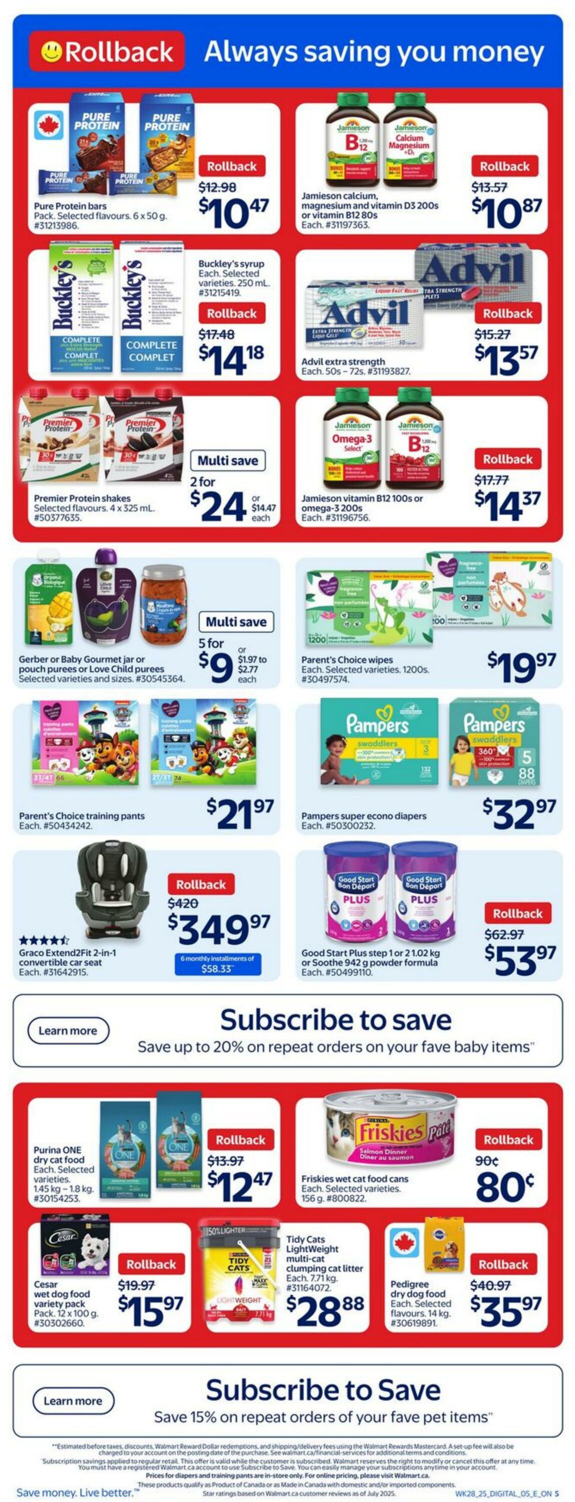 Flyer Walmart 07.08.2025 - 13.08.2025