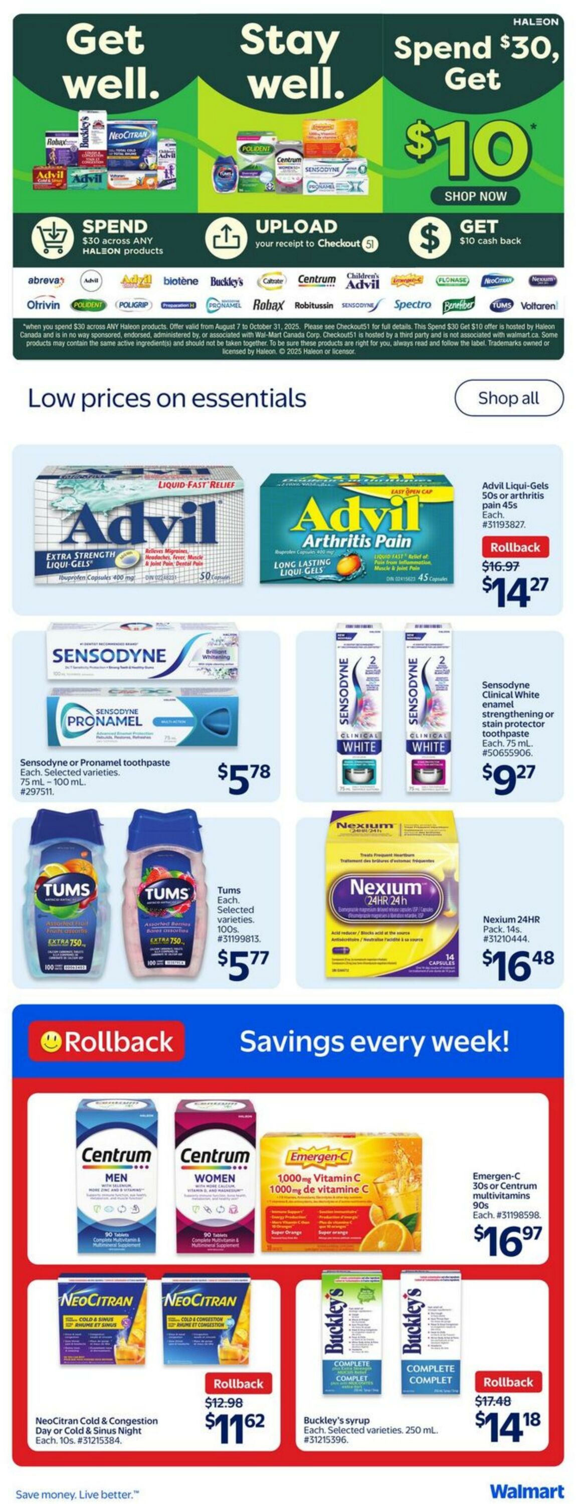 Flyer Walmart 07.08.2025 - 13.08.2025