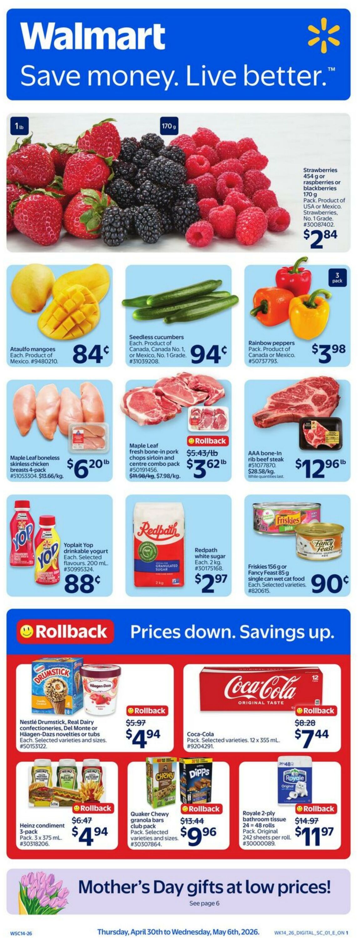 Flyer Walmart 30.04.2026 - 06.05.2026