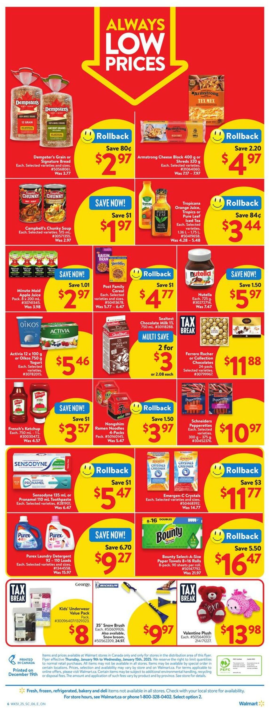 Flyer Walmart 09.01.2025 - 15.01.2025