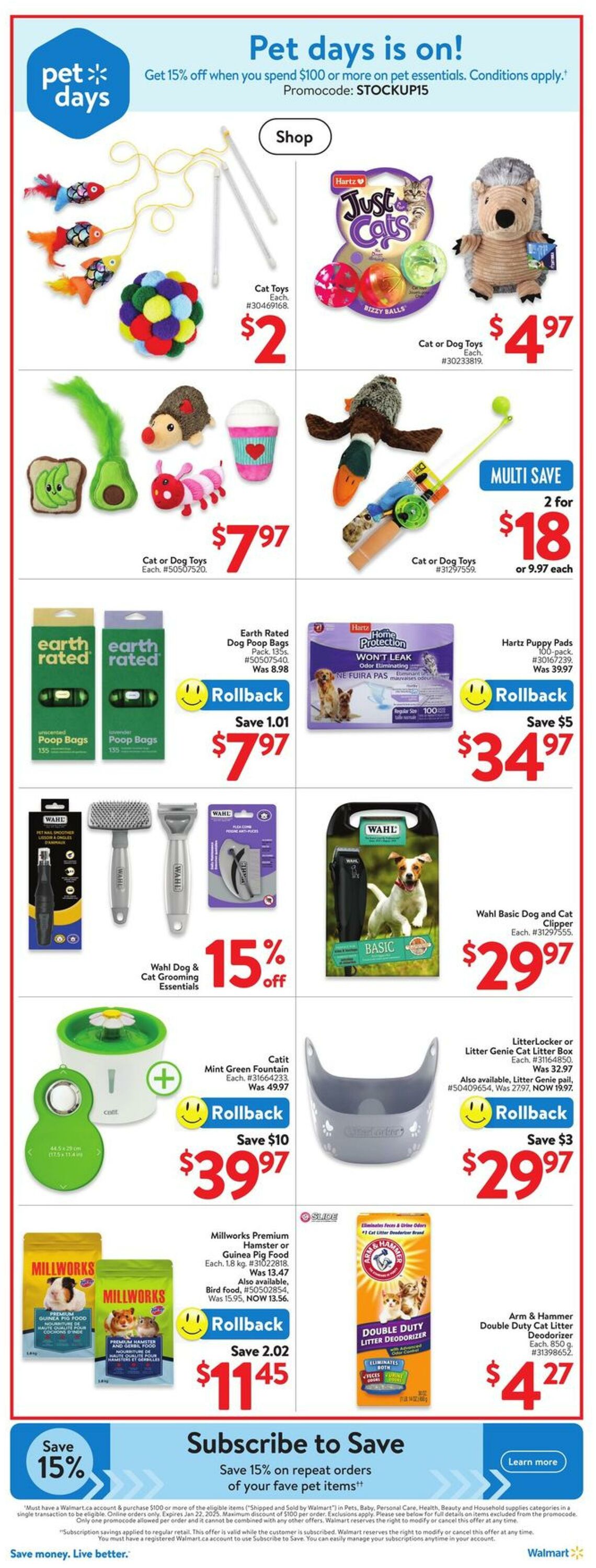 Flyer Walmart 09.01.2025 - 15.01.2025