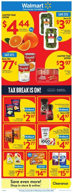 Flyer Walmart 09.01.2025 - 15.01.2025