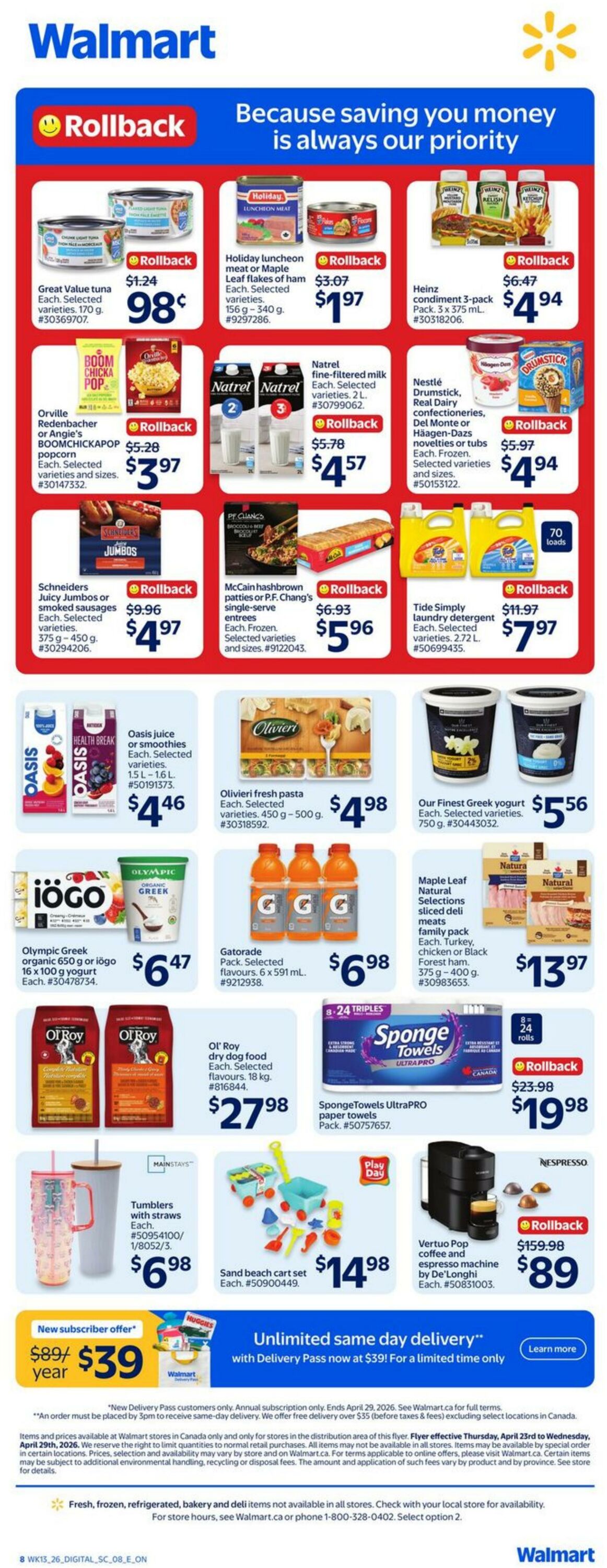 Flyer Walmart 23.04.2026 - 29.04.2026