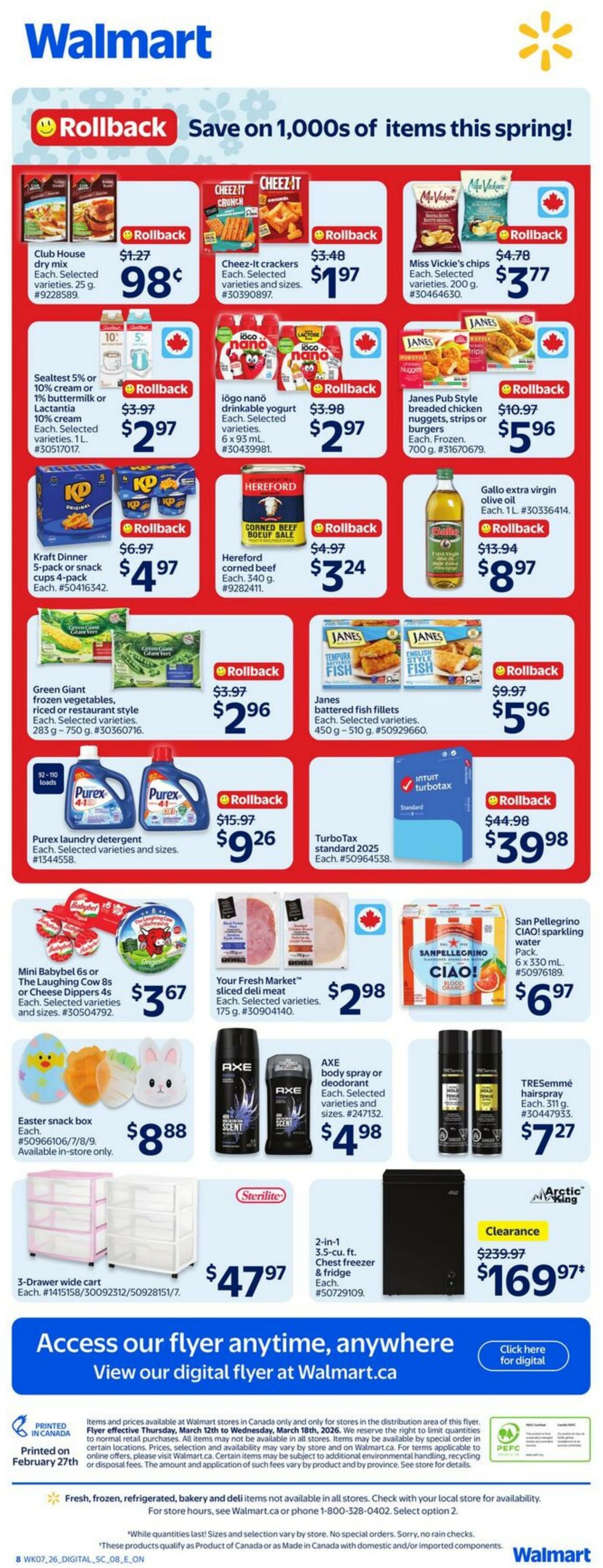 Flyer Walmart 12.03.2026 - 18.03.2026
