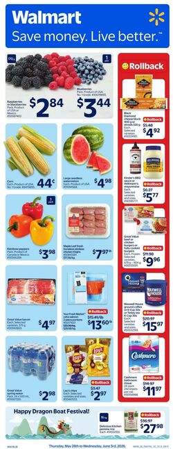 Flyer Walmart 28.05.2026 - 10.06.2026