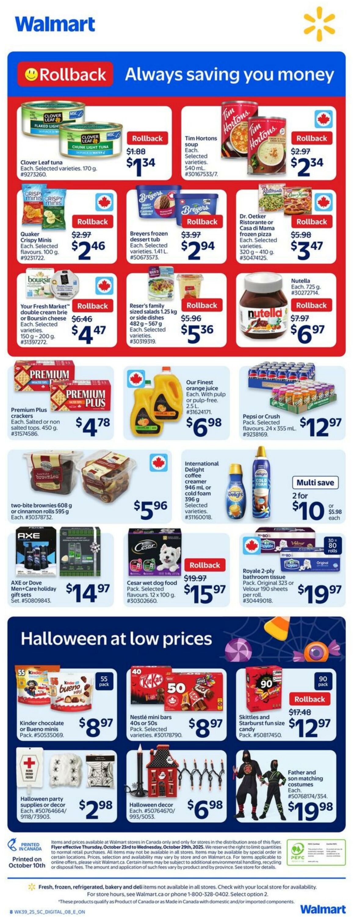 Flyer Walmart 23.10.2025 - 29.10.2025