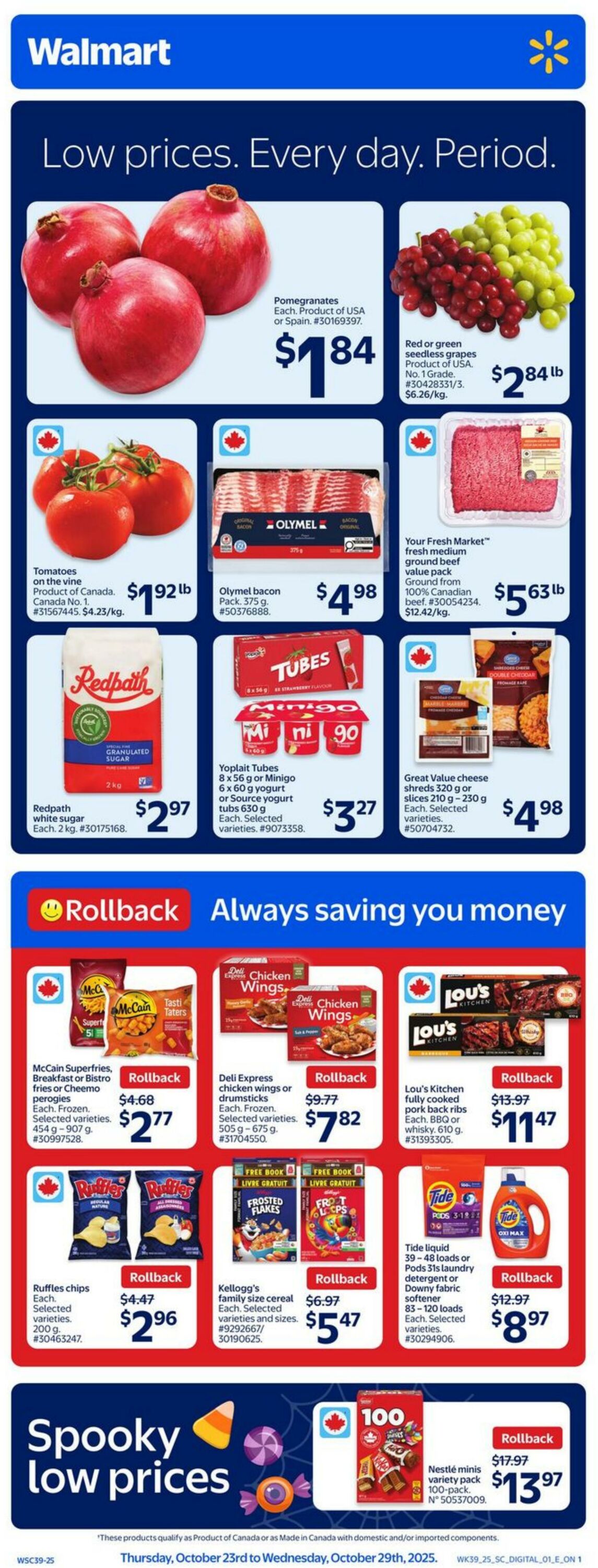 Flyer Walmart 23.10.2025 - 29.10.2025
