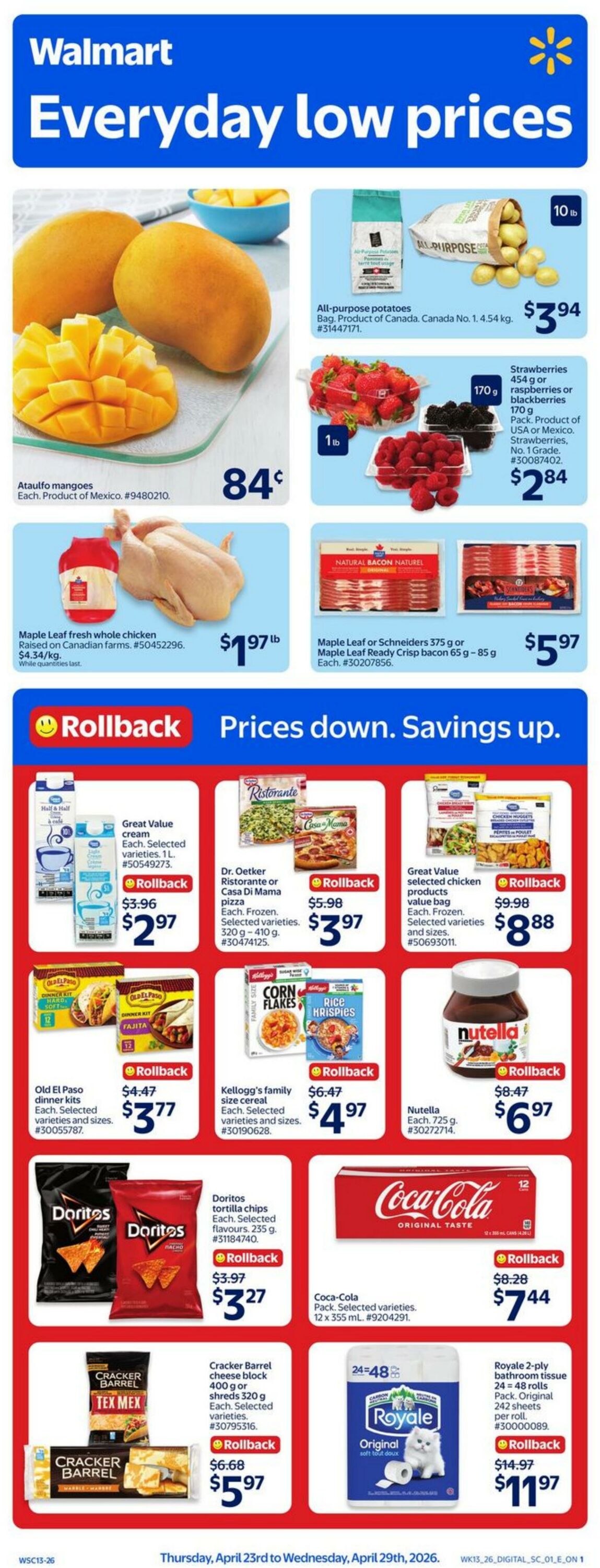Flyer Walmart 23.04.2026 - 29.04.2026