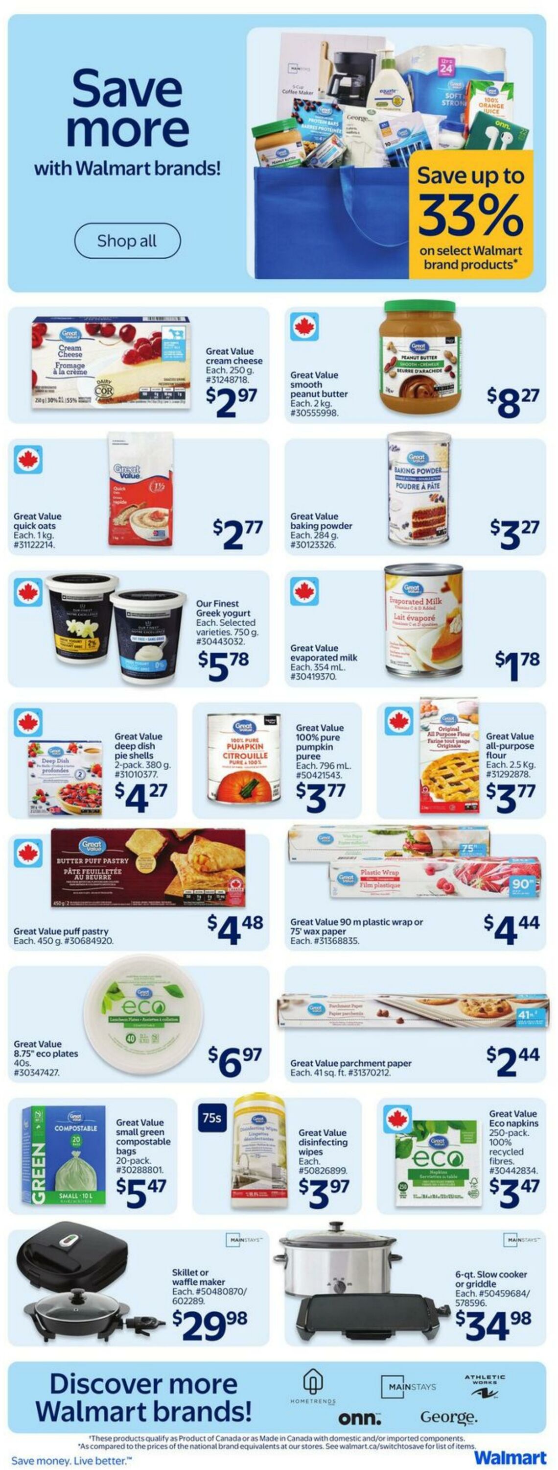 Flyer Walmart 25.09.2025 - 01.10.2025