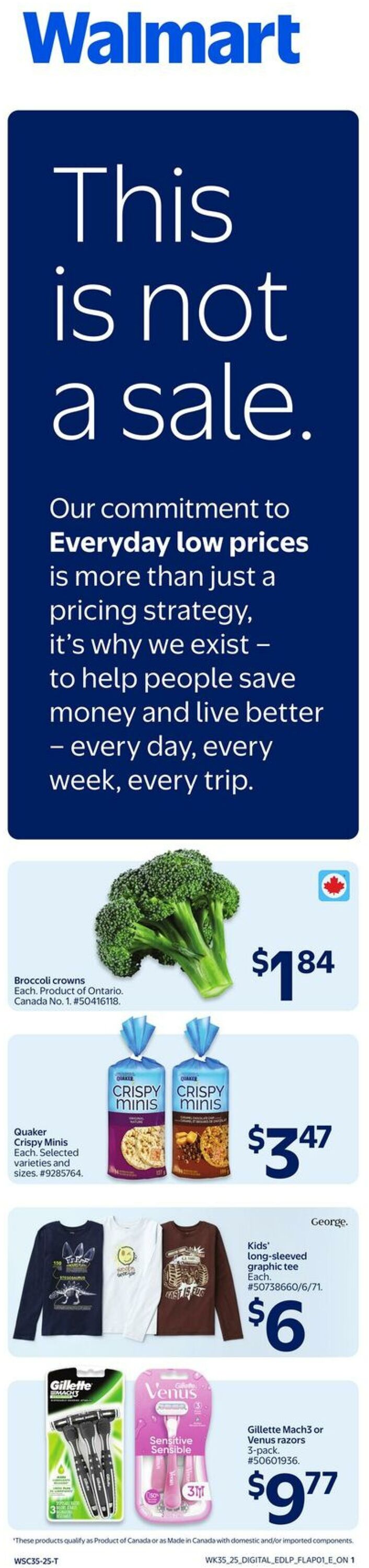 Flyer Walmart 25.09.2025 - 01.10.2025
