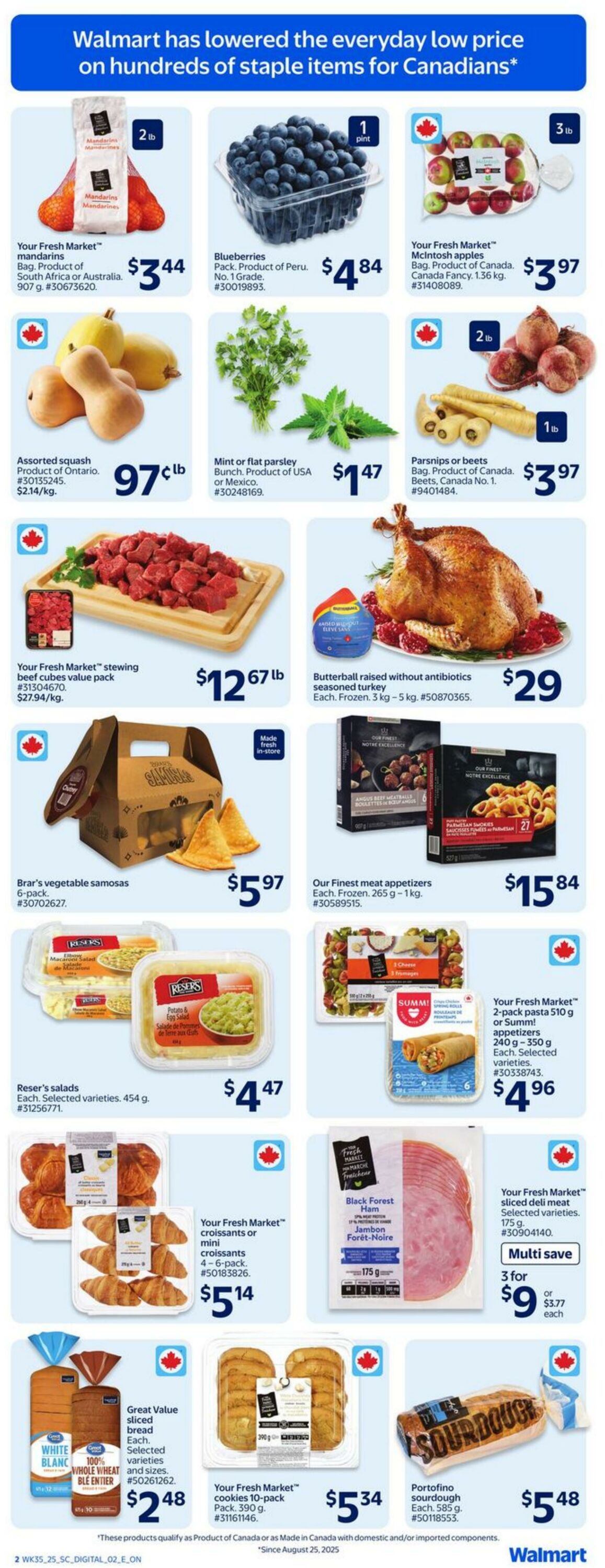 Flyer Walmart 25.09.2025 - 01.10.2025