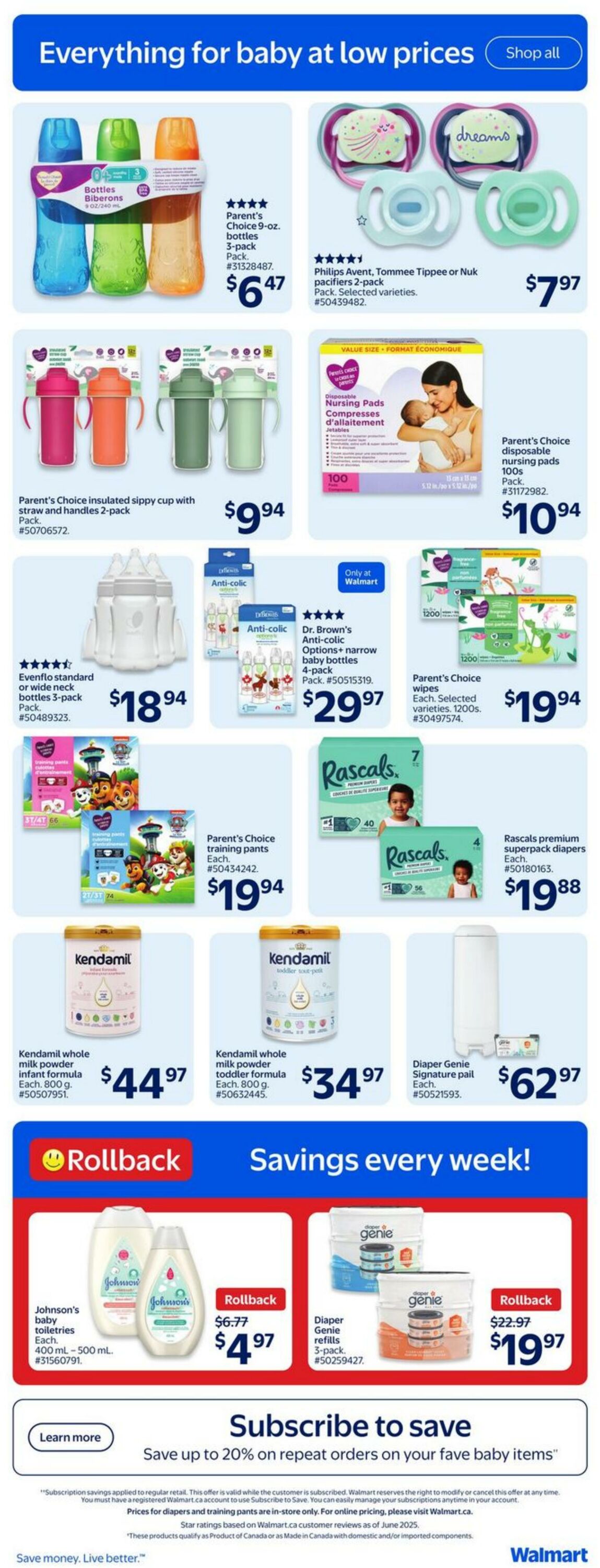Flyer Walmart 25.09.2025 - 01.10.2025