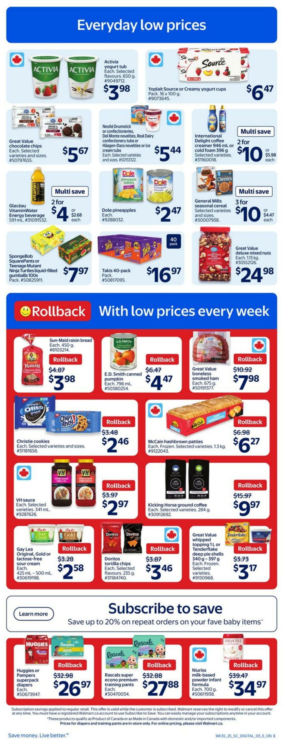 Flyer Walmart 25.09.2025 - 01.10.2025