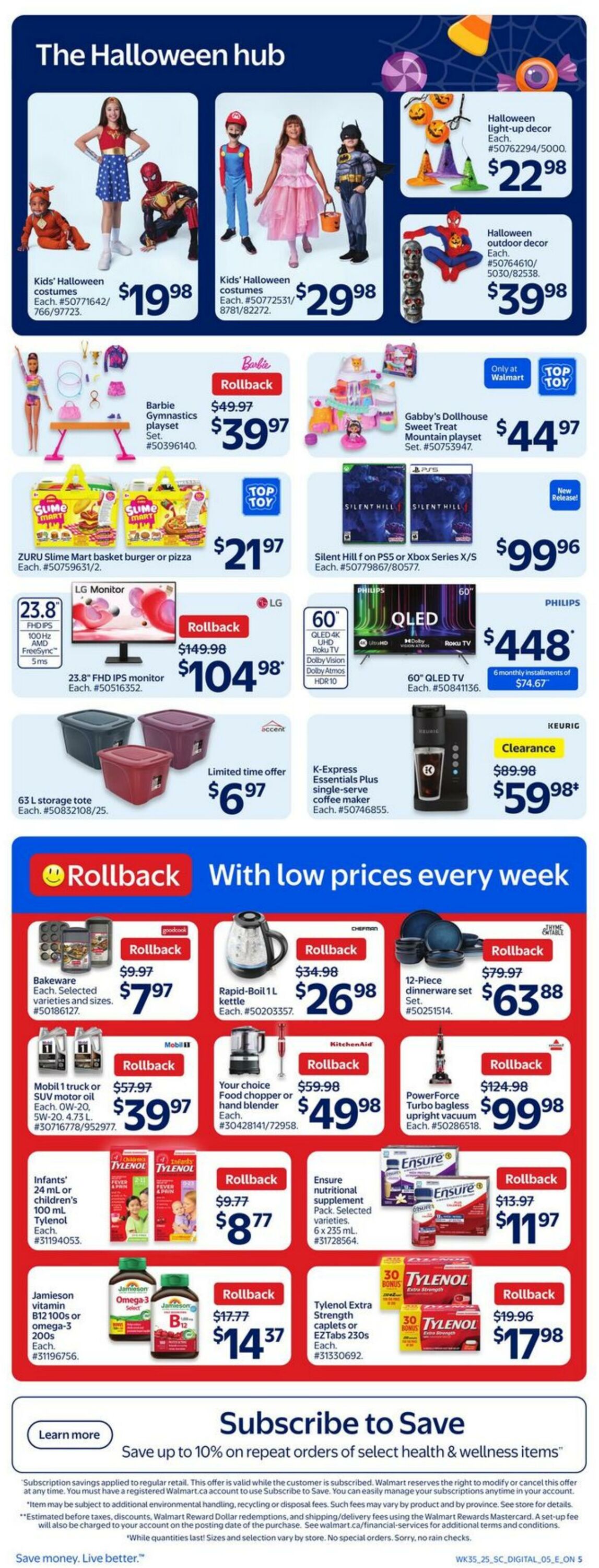 Flyer Walmart 25.09.2025 - 01.10.2025