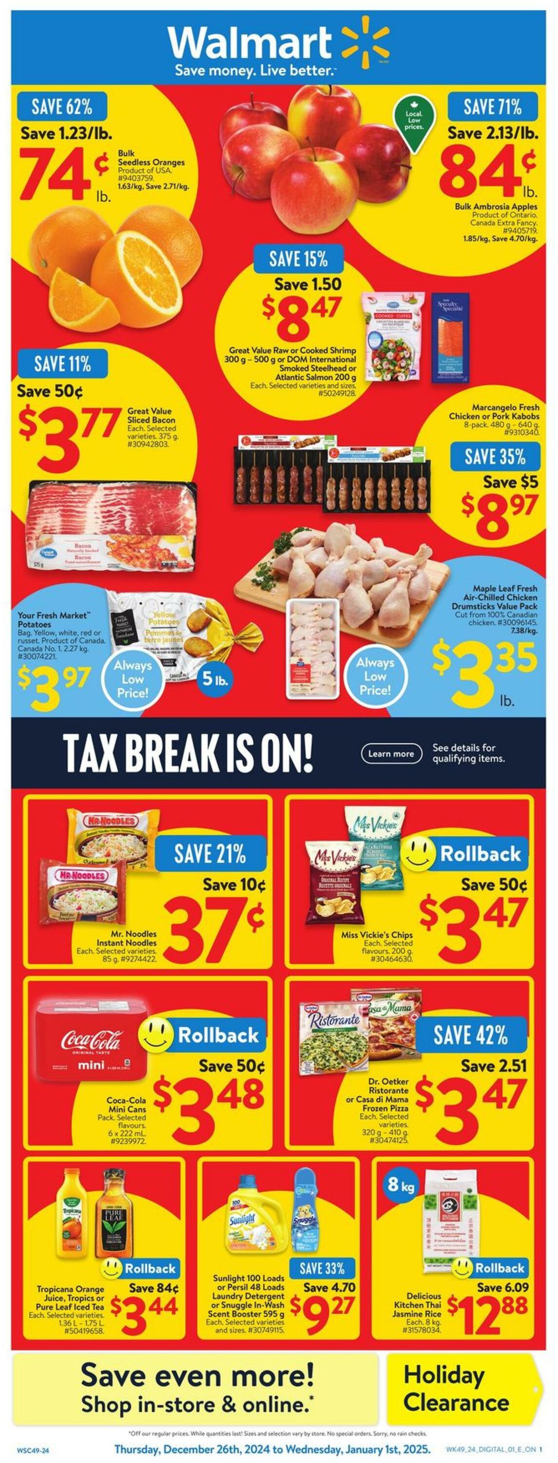 Flyer Walmart 26.12.2024 - 02.01.2025