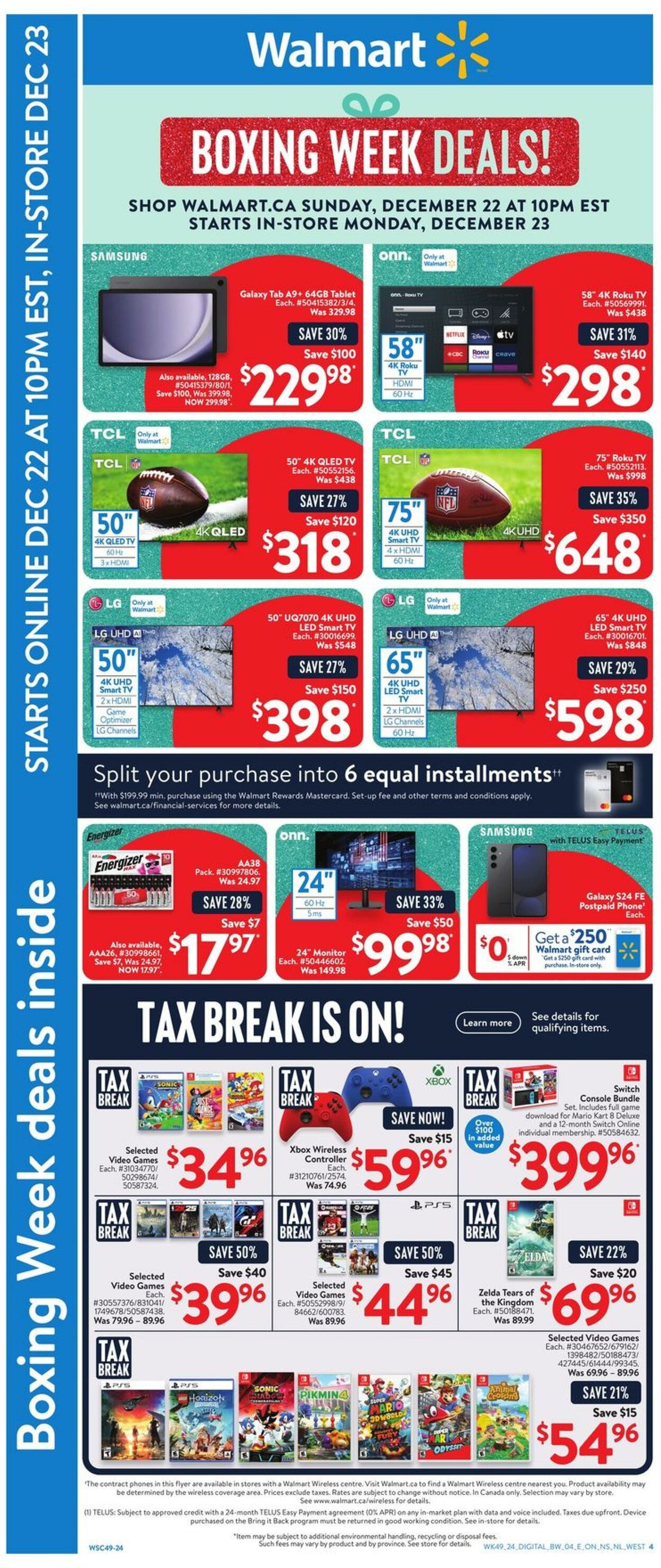 Flyer Walmart 26.12.2024 - 02.01.2025