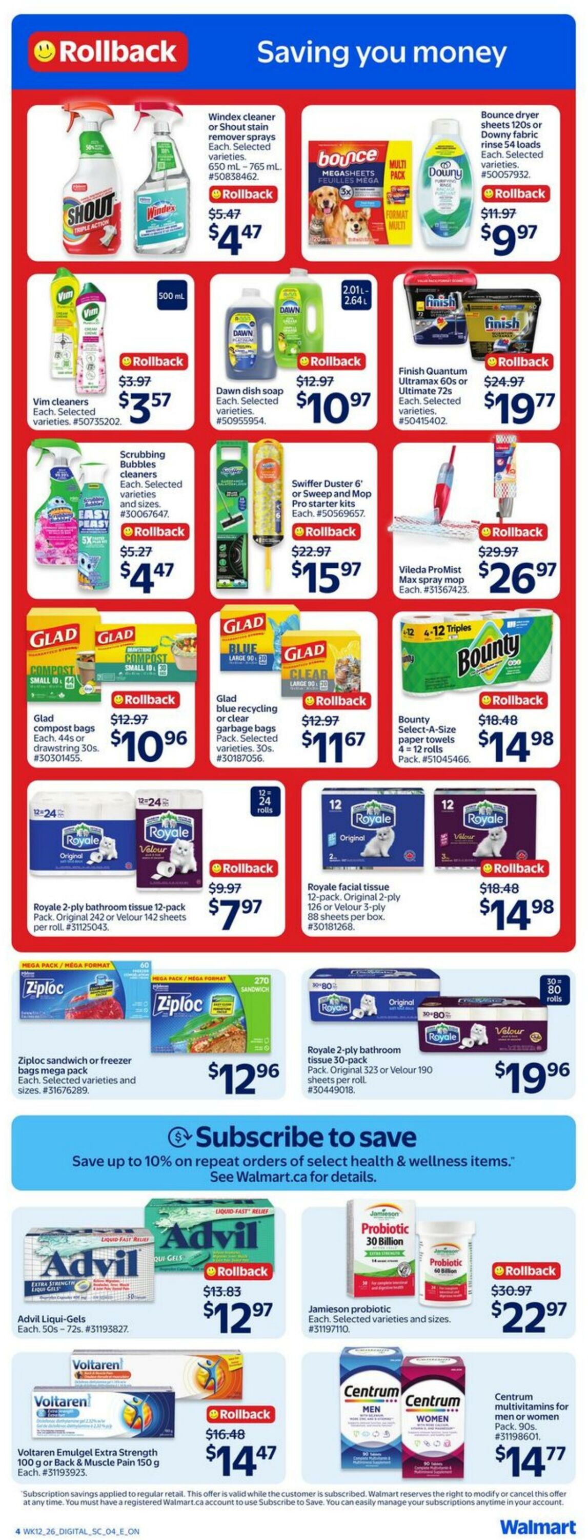 Flyer Walmart 16.04.2026 - 22.04.2026