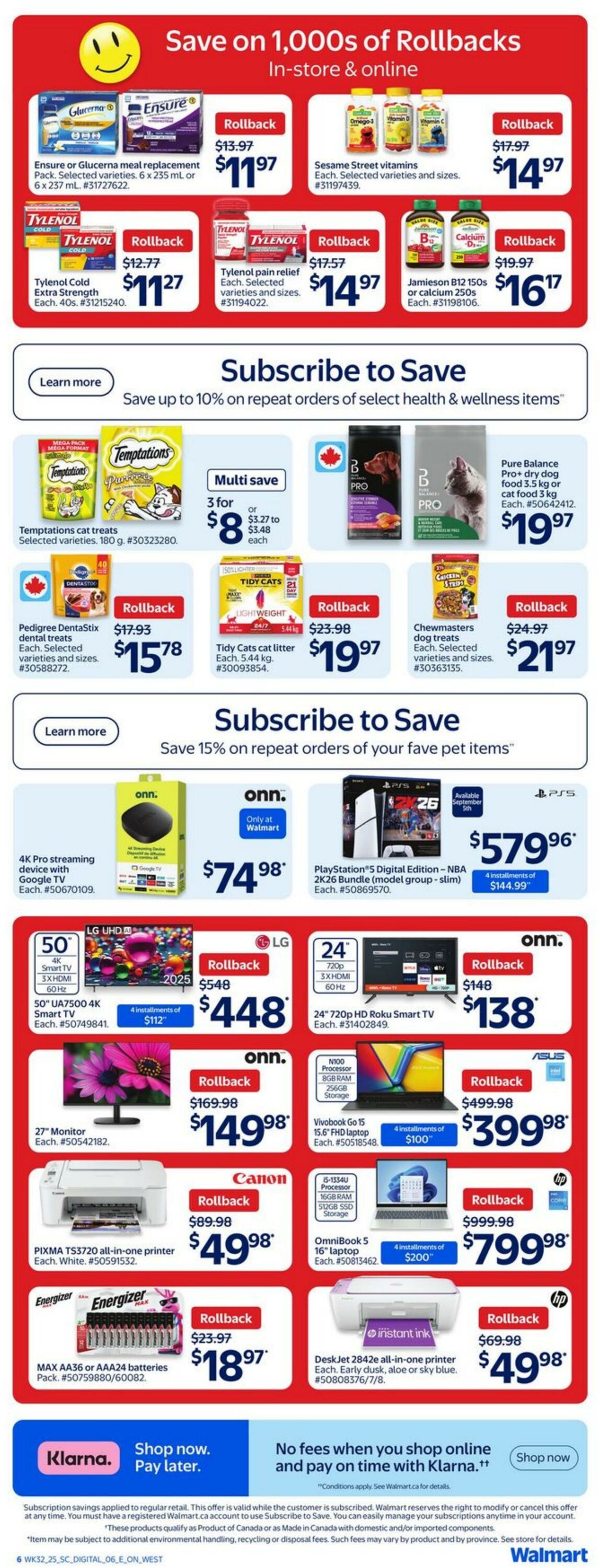 Flyer Walmart 04.09.2025 - 10.09.2025