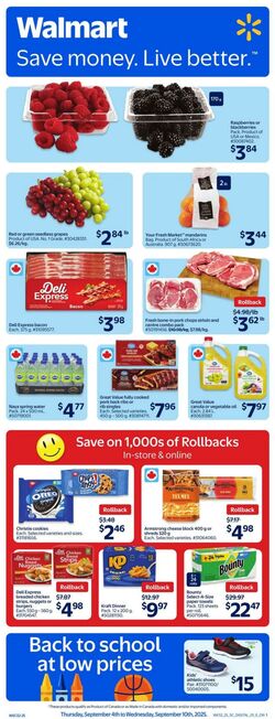 Flyer Walmart 04.09.2025 - 10.09.2025