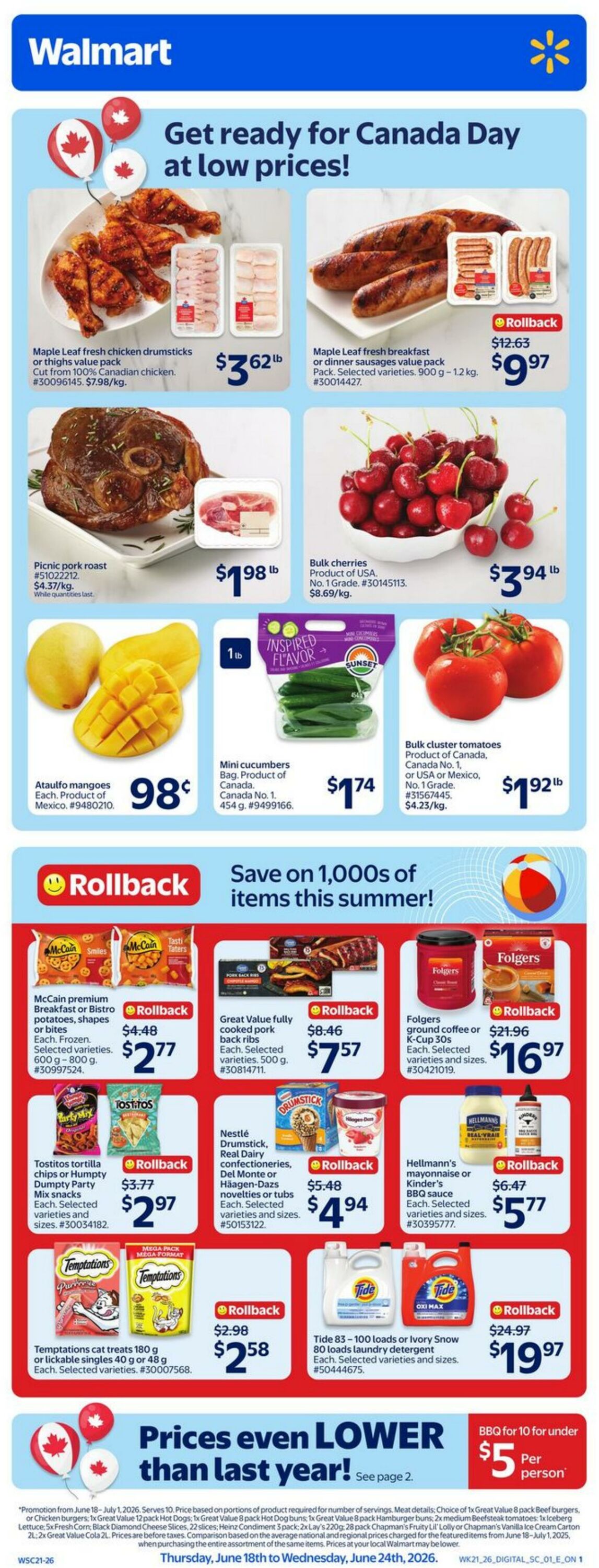 Flyer Walmart 18.06.2026 - 24.06.2026