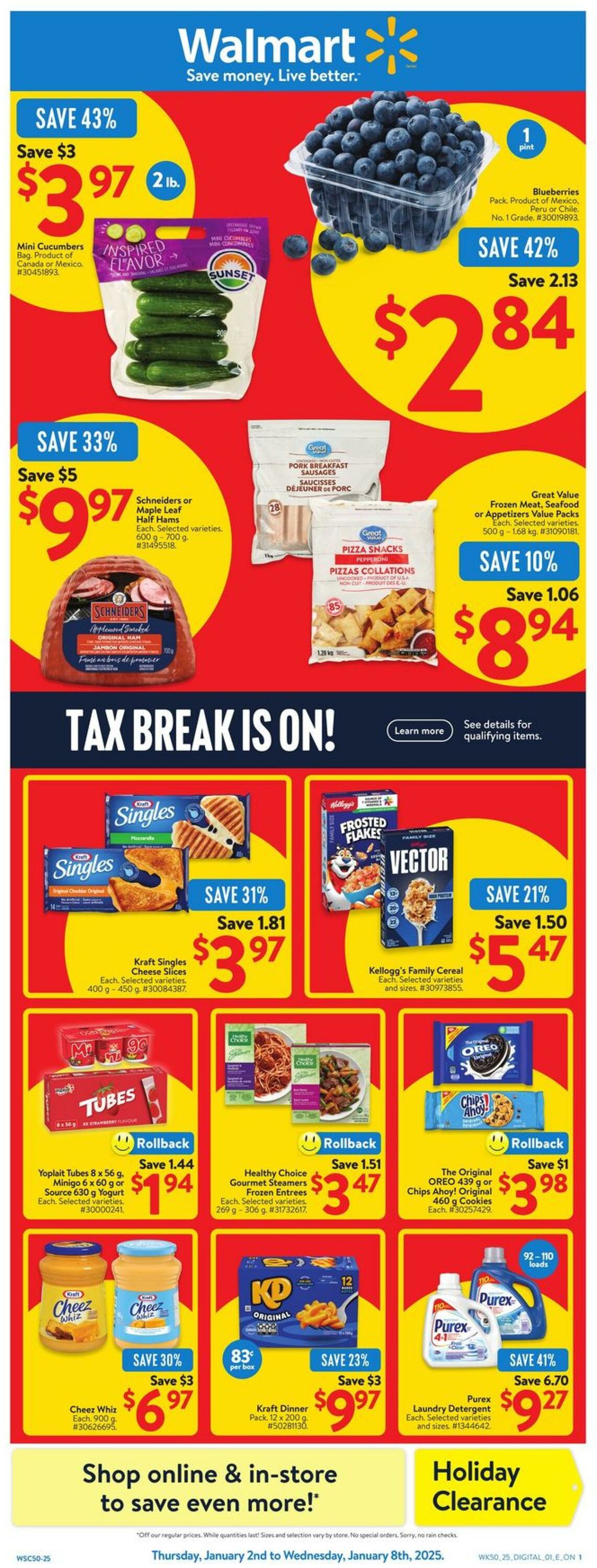 Flyer Walmart 02.01.2025 - 08.01.2025