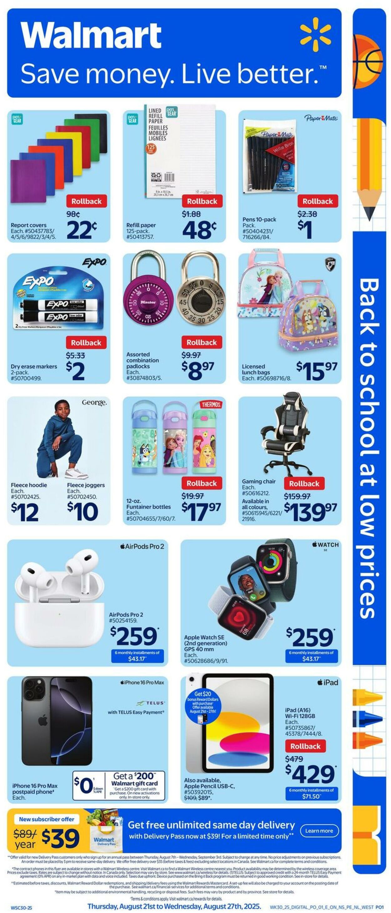 Flyer Walmart 21.08.2025 - 27.08.2025