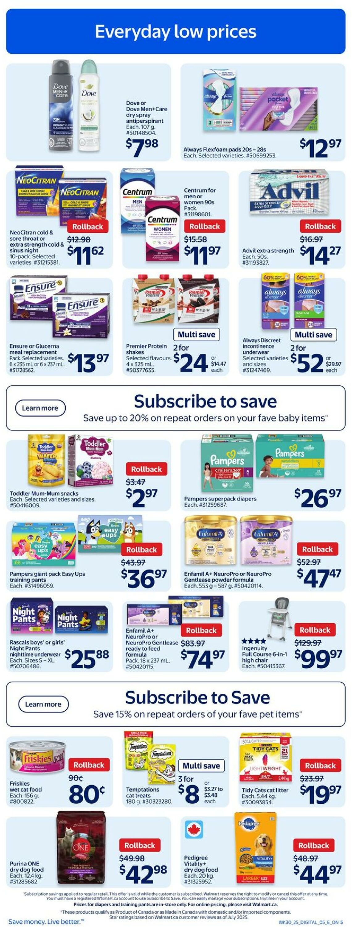 Flyer Walmart 21.08.2025 - 27.08.2025