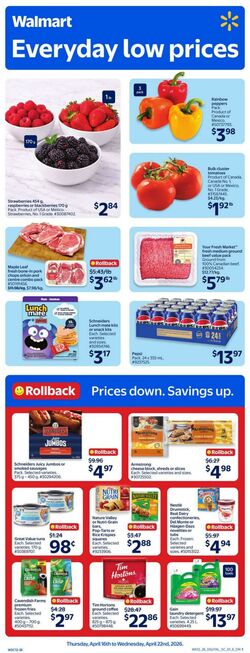 Flyer Walmart 16.04.2026 - 22.04.2026