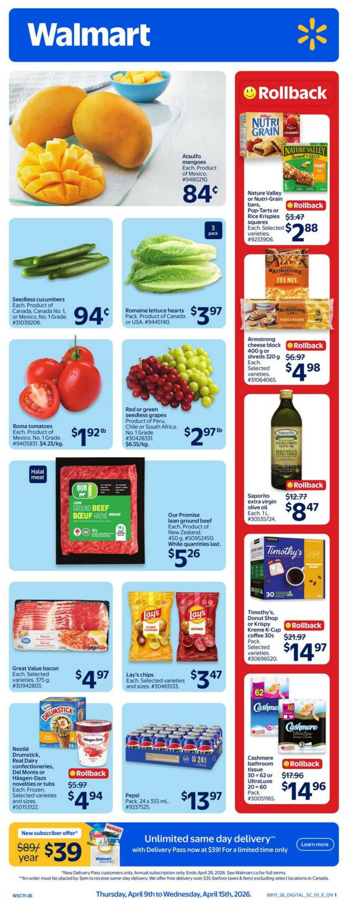 Flyer Walmart 09.04.2026 - 15.04.2026