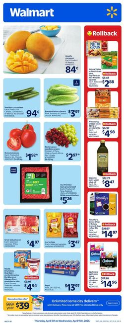 Flyer Walmart 09.04.2026 - 15.04.2026