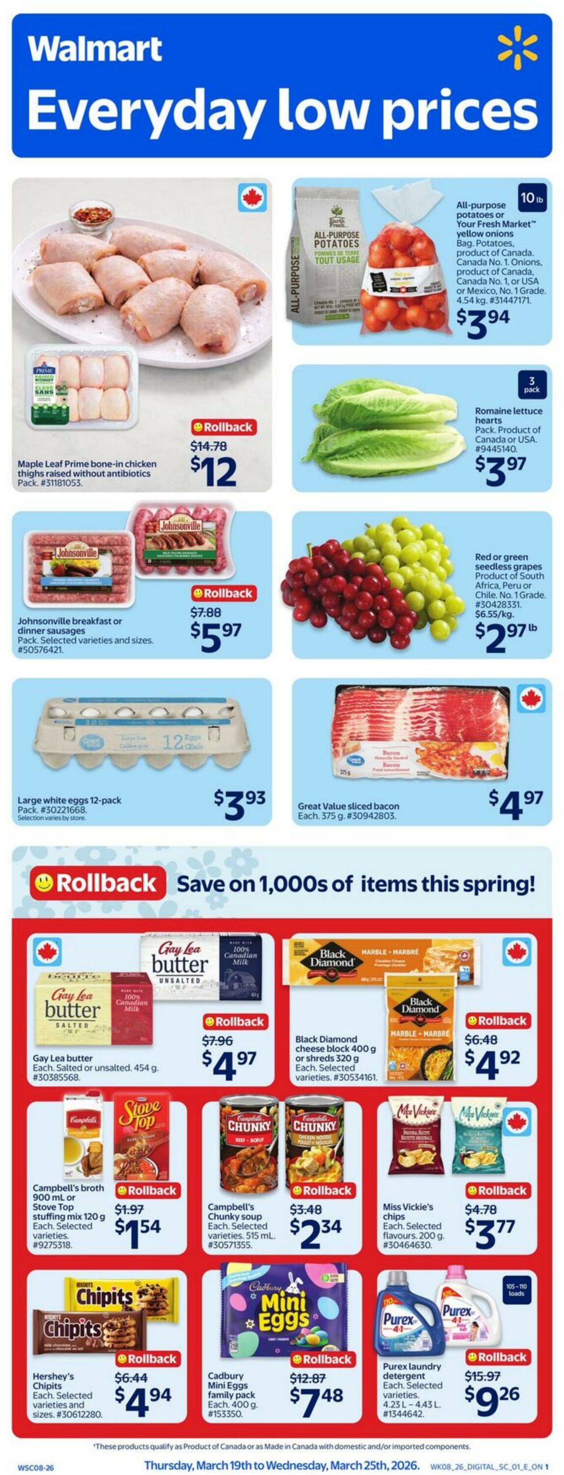 Flyer Walmart 19.03.2026 - 25.03.2026